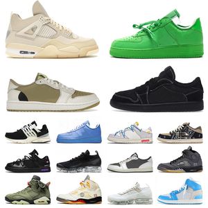 Off White Nike Air Jordan Retro 4 5 Travis Scott 1 6 Jordan1 Jordan4 Jordan11 Jorden 4 Vapormax mocha ow 90【code ：L】air force 1 af1 airforce one sb dunk low Cactus Jack Golf Olive