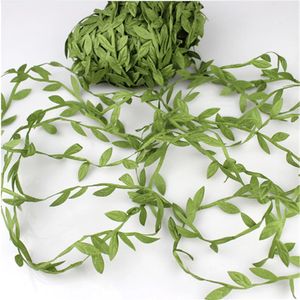 Flores decorativas grinaldas artificiais folhas verdes videiras plantas penduradas árvore para festa de casamento de natal caixa de presente diy guirlanda acessórios de decoração 231202