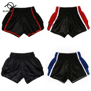 Outros artigos esportivos Muay Thai Shorts em branco cetim boxe mulheres homens crianças mma roupas simples kickboxing luta luta personalizado 231204