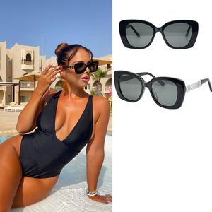 Hot 276 Mica Polarized Designer Sunglasses para mulheres óculos de sol femininos para Lady Ladies Top Top original Retro Eyewear Cat Eye UV400 Proteção Lentes Estéticas Olhos Presentes KK