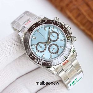 Automatyczne zegarek Czyste fabryka Wysokiej jakości luksusowy styl 4130 Automatyczny ruch zegarki 904L Sports ze stali nierdzewnej Mężczyźni Watch Luminous Montre de Luxe Man 7750 YJ70F