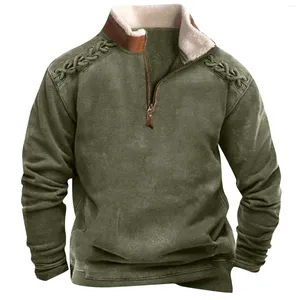 Felpe con cappuccio da uomo Moda per il tempo libero Felpa Semplice autunno e inverno Scollo filettato Manica raglan Pullover Maglione Top lungo