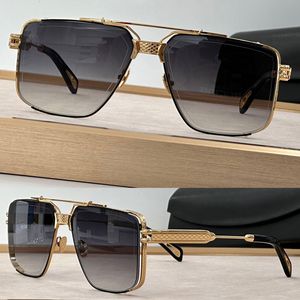 2023 Saison THE DAWN Designer Neue Sonnenbrille Herren und Damen Goldgrauer Rahmen Dawn Fashion Sonnenbrille