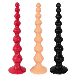 Sexspielzeug-Massagegerät, superlang, dick, Analperlen, Analplug, Gewinde, großer Hintern, Dildos für Männer, Frauen und Paare, Spielzeug