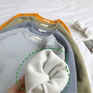 Women's Hoodies Sweatshirts Unisex Oversized Crewne Sweatshirt Female Autumn Winter Basic Solid Pullover Korean Style Harajuku Tops Y2k Streetwearyolq