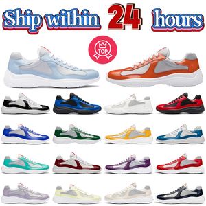 Designer Americas Cup Scarpe casual Runner OG America Luxury Brand Sport all'aria aperta Low Top in pelle verniciata Suola in gomma Uomo Donna Casual Sneakers Mocassini originali Eur 38-46