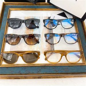 新しい高品質のXiaoxiang Jing Boranの同じスタイルのメガネ刺繍プレートブラックフレームサングラスCH3416のサングラス