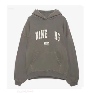 Ab Herren Kapuzenpullover 2023 Hot Hoodie Anines Bing Damen Designer Mode Baumwolle Hoodie Classic Letter Print Washed LCPP