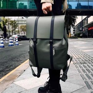 HBP Backpack العلامة التجارية السويدية للأزياء Gaston Luga كتف مزدوج القلفة الذكور العلامة التجارية الكلية الدراسية