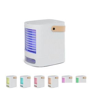 Andra hushållsapparater Portable Desktop Cooling Fan Personal Table Evaporative Air Conditioner för Small Room Office Cam Drop Delivery Dhhpo