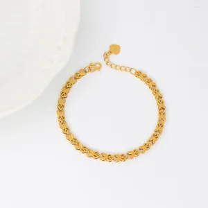 Charme pulseiras coreano na moda oco puro cobre pulseira design requintado para rua feminina ol presente