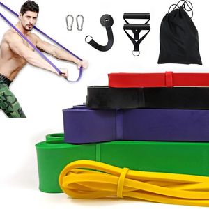 Yogarandor Pull upp motståndsband Set Assistance Band Gym Fitness Träning Gummi Elastic Assist Muscle Stretch Expander Strength Workout 231104