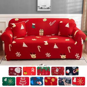 Stol täcker julsoffa täcker stretch slip plast möbler skydd spandex soffa för fest el bankett 231204