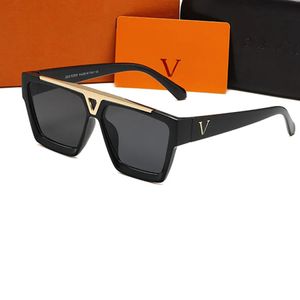 2023 Designer Luxury Louiseities Viutonities Solglasögon för kvinnor och män Evidensstil Anti-ultraviolet Retro Plate Square Full Frame-glasögon