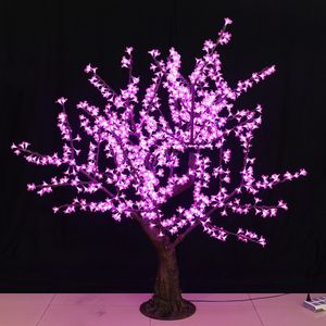 LED Christmas Light Cherry Blossom Tree 768pcs LED Lampadine 1,5 m / 5 piedi di altezza Uso interno o esterno Spedizione gratuita Drop Shipping Antipioggia