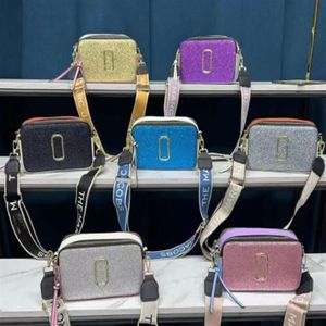 حقائب النساء 2022 ألوان بلينجلينج صغيرة مربعة حقيبة اتجاه واحد
