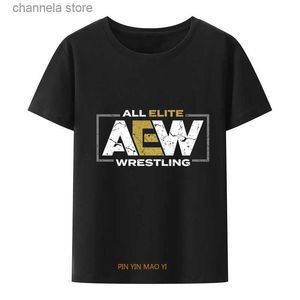 Homens camisetas AEW Camiseta Mens Cool Cm Punk T-shirt American Wrestling Camisetas Roupas de Verão Oversized T231204