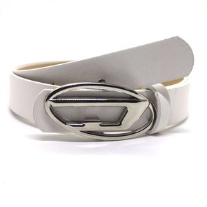 Disel Belt Designer Fashion Belt Fashion Oval Metal Snap spänne för män och kvinnor mångsidig dekorativ modematchning