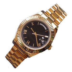 Mode Neue Luxus 3A Uhren Top Marke Gold automatische Bewegung Herren Uhr edelstahl Mechanische Herren Armbanduhr 8205 designer uhr Weihnachten geschenke montre