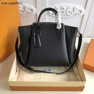 M55029 Classic HAUMEA totes Handbags Fashion ladies MAHlNA Zipper Bag Crossbody Women Real Leather Shoulder Bags with tassels M550205S