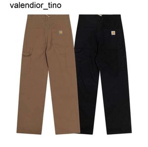 Nuovi pantaloni da uomo Pantaloni firmati Carhart Pantaloni casual da lavoro larghi multifunzionali da uomo Tasca Pantaloni larghi da donna firmati