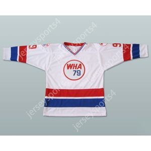 Anpassad WHA All-Star Wayne Gretzky 99 Hockey Jersey 1979 Ny vilken storlek som helst Ny toppstygn S-M-L-XL-XXL-3XL-4XL-5XL-6XL