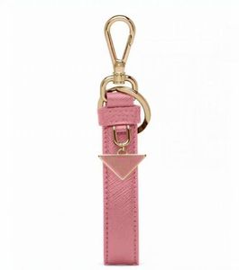 Keychains Lanyards Luxury Brand Keychains Fashion bag pendant Men Women Car Key Chain Prad keyring Designer Leather Keychain very cute Lover Keychains Accessories