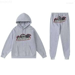 Tute da uomo Abbigliamento uomo Tuta Set Trap Star Shooter Abbigliamento sportivo Felpa con cappuccio Pantaloni Completo Moda Hip Hop Streetwear Marca supermer 688s