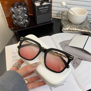 Solglasögon högkvalitativ ny Xiaoxiang 0768 Glasögon stor kedja ansiktsmask perfekt matchande myopia lins ram nätverk röd samma stil