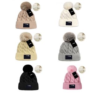 Avustralya Beanie Kış UNISEX Örme Şapka Lüks Kadınlar Sıcak Moda Beanies Şapkalar Pom Pom