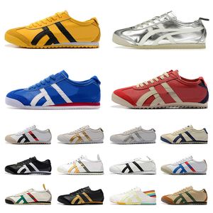 Asics Gel Running Shoes Woman Luxury Brand Trainers Asic Onitsukas Tiger Mexico 66 Vintage Black White【Code ：L】Gold Silver Mens Womens Designer Sneakers