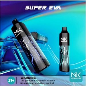 Original Maskking SUPER EVA 4000 bouffées de cigarettes électroniques jetables Vape Pen kit de démarrage 12 ml Pod 600 mah batterie Chine Authentique vapoteurs en gros desechables bouffée 4K