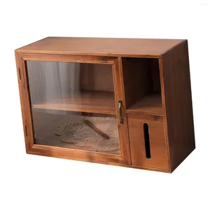 Kitchen Storage Desk Cabinet Solid Wood Utensils Display Mug Organizer For Restaurant Office Livingroom Bathroom Vanity