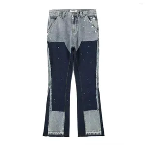 Männer Jeans 2023 Frühling und Herbst Herren High Street Denim Hosen für Männer Distressed Vintage Hosen Kleidung Drop Schiff