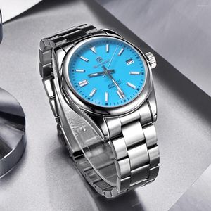 Bilek saatleri deniz şövalyesi erkekler lüks izle 39mm renk kadranı Keşfetmek Vintage 200m su geçirmez spor dalış nh35 otomatik mekanik