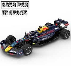 Diecast Model MOC-104269 RB18 Team Stake 1 8 Scale 1 Race Car Model Buiding Kit Creators Block Bricks Kids Toys Birthday Presents 231204