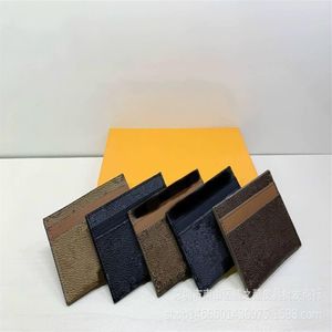 Klassische Brieftaschenkartenhalter Kurzüberprüfung Brieftasche Trend Vintage Check Wallet290n