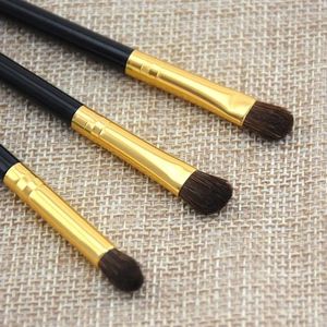 Makeup Brushes 3st Set Set Soft Horse Hair Eye Shadow Brush Professional Cosmetics Beauty Tools