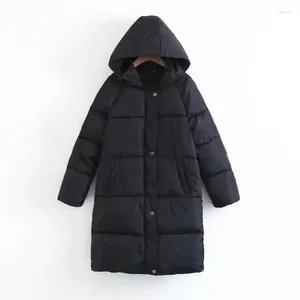 Jaquetas ao ar livre 2023 inverno para baixo pena algodão-acolchoado roupas estilo coreano casaco algodão solto grosso tamanho grande meados de comprimento feminino