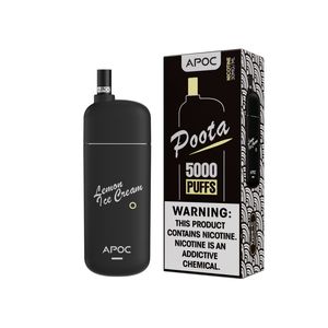 일회용 vape 오리지널 APOC Poota 5000 퍼프 vape 펜 전자 담배 3% vape 키트 10 맛