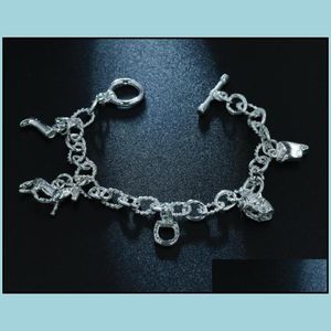 Manschette Hufeisen Armband Mode Exquisite Charms Armbänder Anhänger Frauen Einfache Modelle Personalisierte Geburtstagsgeschenk Farbe Silber Tropfen D Dhwqz