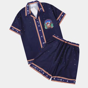 23SS män designer skjortor sommar skoort ärm casual skjortor mode lösa polos strandstil andas andas tshirts tees kläder 27 färger storlek storlek