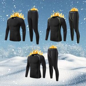 Homens Tracksuits Mens Roupa Interior Térmica H Espessamento e Aquecimento Rápido Roupas Pant Set Criança Caça Roupas 2T