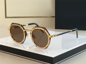 New fashion sports sunglasses H006 round frame polygon lens unique design style popular outdoor uv400 protective glasses top quality