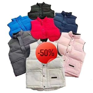 Desconto de Natal ~ Parkas masculinas inverno designer colete feminino puffer jaqueta casaco impermeável para homens sem mangas jaquetas com capuz ganso moda tendência casal casaco