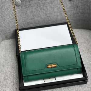 New Style High Quality Wallets Women Business Leather Gold Chain Shoulder Bags Crossbody Bag Designer Coin Purse Wallet 6 colors2853