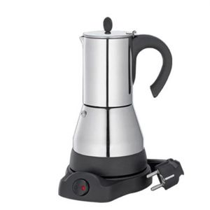 6 Coffees Cups Coffeware Sets Electric Geyser Moka Maker Coffee Machine Espresso Pot Expresso Percolator rostfritt stål Stovetop 260N