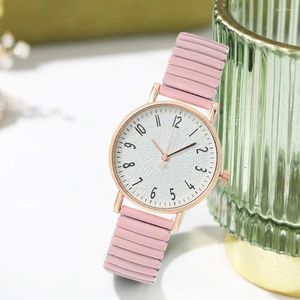 Wristwatches Stylish Candy Color Women's Quartz Watch With Adjustable Stainless Band High Accuracy Dial Fashionable Lady For Everyday