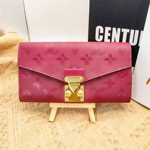 Top quality Men long wallet bag Women Designer wallets Cardholder Purse passport Holders black Embossed card holders Luxury classic Coin purses key pouch Clutch Bag