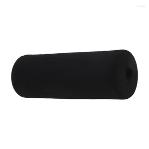 Acessórios almofadas de espuma preta rolos macio buffer tubo capa máquina perna ginásio peças reposição para equipamentos exercício em casa